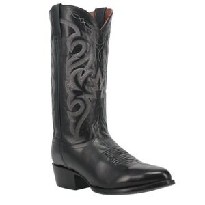 Dan Post® (Men's 9.5 WIDE) Mignon™ Round Toe Western Boots in Black - $210